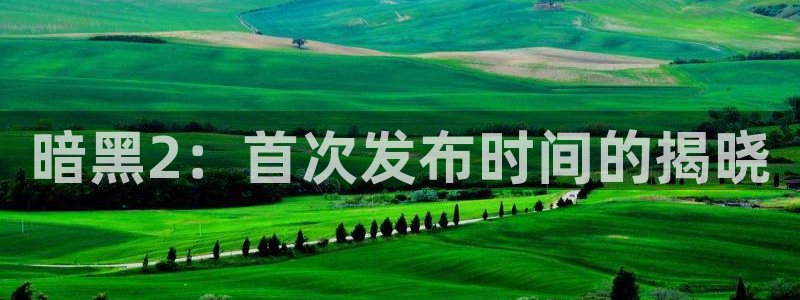 pp电子官网注册方法是什么样的：暗黑2：首次发布时间的揭晓